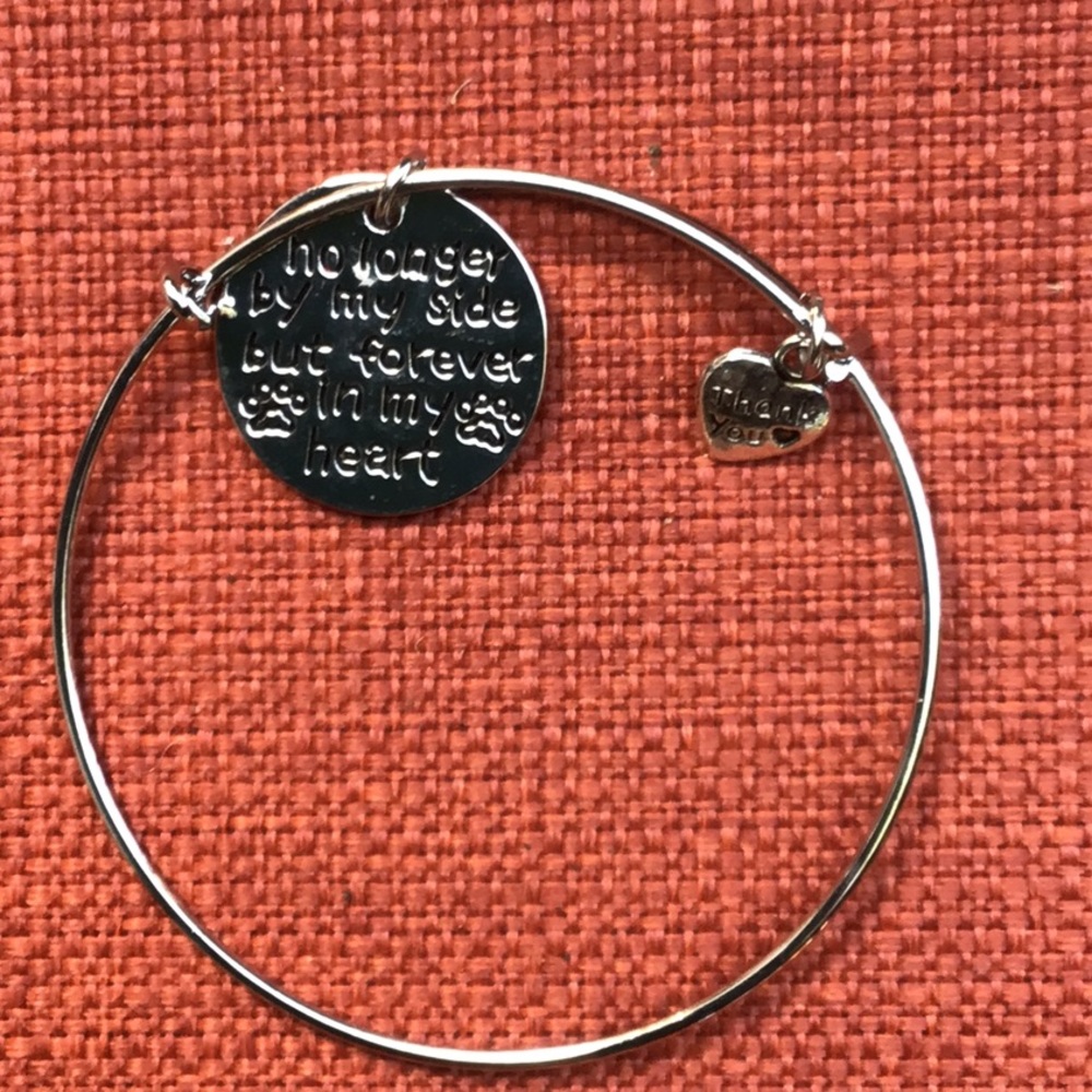 Bracelet No longer by my side forever in my heart